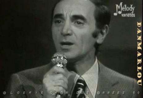 CHARLES AZNAVOUR - SUR MA VIE ET VIVRE AVEC TOI POUR MADY GIMENEZ .JPG